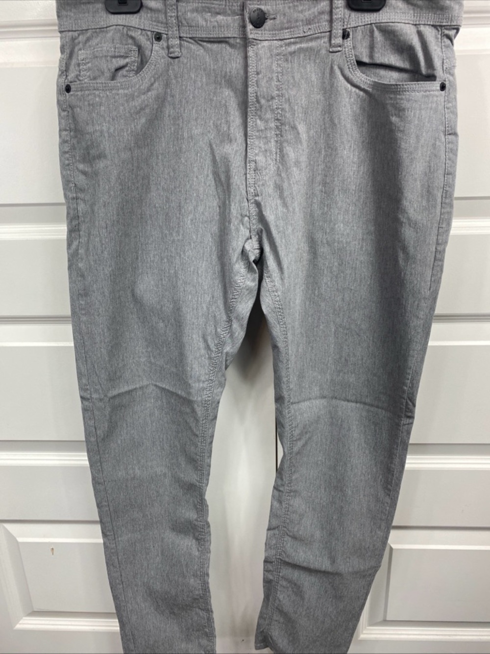 Scott James Strive For Authenticity Pants Gray Slim Fit Stretch Mens 36x30